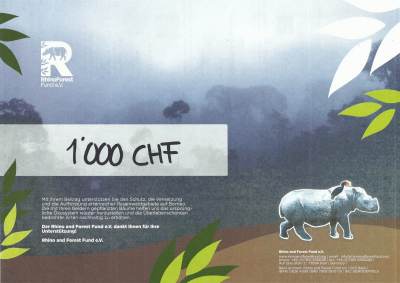 Rhino and Forest Fund Spendenbescheinigung